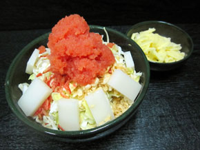 辛子明太子もんじゃ